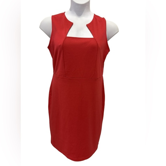 Cato Elegant Red Sleeveless Dress, size 12 - Picture 1 of 6